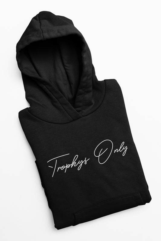 Trophys Only Alternative Logo Hoodie (Black)